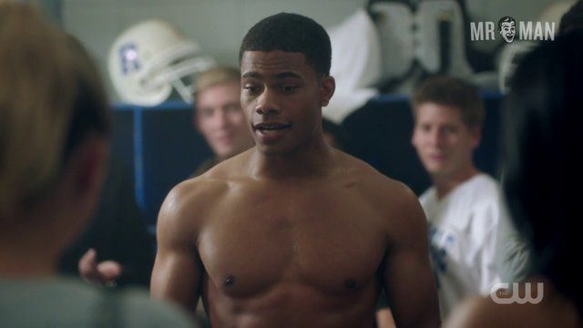 Hottest K.J. Apa Scene in Riverdale. Shirtless, bathing suit, bulge. 18416