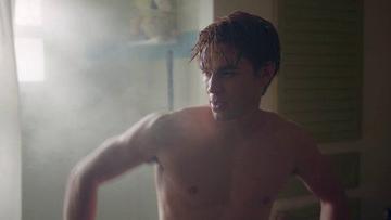 K.J. Apa in Riverdale (2017-2023) Shirtless Bathing Suit Bulge 22564