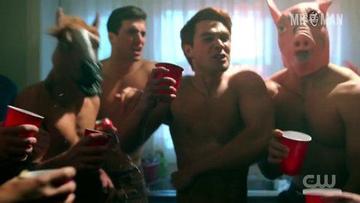 K.J. Apa in Riverdale (2017-2023) Shirtless Bathing Suit Bulge 19403