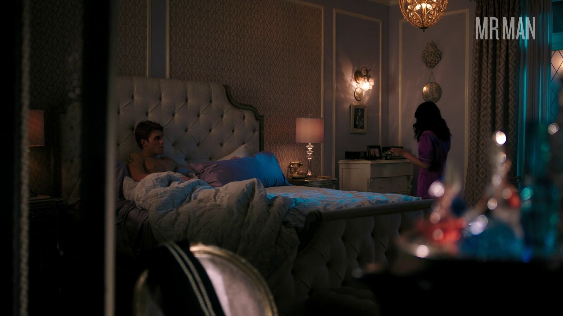 Riverdale's Sexiest Scenes with K.J. Apa. Shirtless, bathing suit, bulge. 46206
