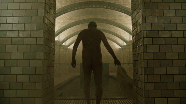 Harry Groener, Dane DeHaan in A Cure for Wellness (2017) Butt Shirtless Bathing Suit Butt 18608