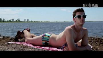 Martín Karich, Nicolás Romeo, Federico Fontán in Jess & James (2015) Bulge Shirtless Underwear Bathing Suit Bulge 18723