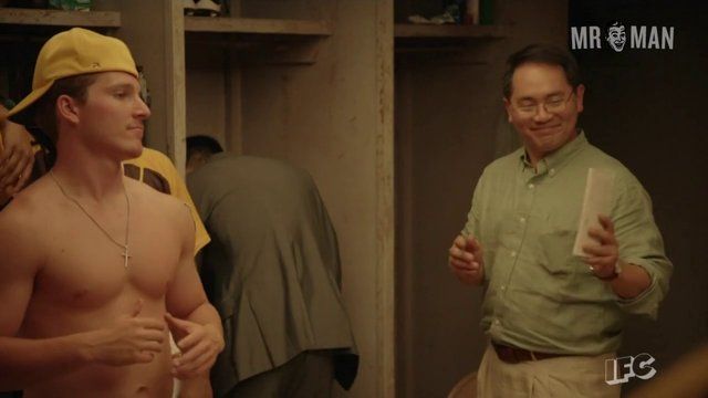 Sexiest Adan Rocha Scene in Brockmire. Shirtless. 19393
