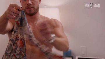 Justin Russo, Cheyenne Parker, Jorge Bustillos in Fire Island (2017) Shirtless Underwear Balls Bathing Suit 19639