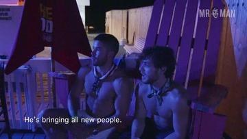 Cheyenne Parker, Jorge Bustillos, Patrick McDonald in Fire Island (2017) Shirtless Underwear Bathing Suit Bulge 19640
