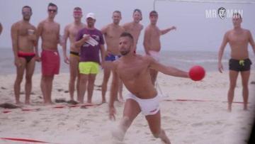 Cheyenne Parker, Jorge Bustillos, Khasan Brailsford, Brandon Osorio in Fire Island (2017) Bathing Suit Shirtless Bathing Suit Bulge 19795