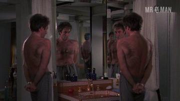 Peter Sellers in There's a Girl in My Soup (1970) Shirtless Bathing Suit Bulge 19760