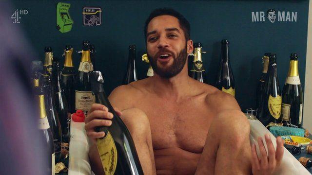 Samuel Anderson, Jim Howick in Loaded (2017) Sexy Shirtless Balls Bathing Suit 19766