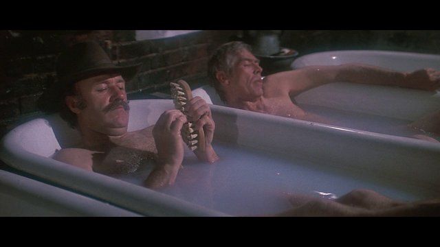 Hottest Gene Hackman Scene in Bite the Bullet. Shirtless. 19898