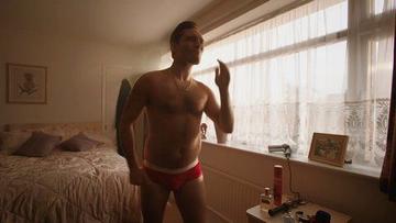 Hottest Ed Westwick Scene in White Gold. Shirtless, Underwear, bulge, sexy. 19928