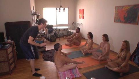 Eric Brenner Naked as Yoga Instructor. Butt, Shirtless, Balls, Penis. 20013