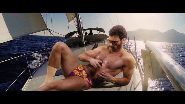 Absolutely Fabulous: The Movie's Sexiest Scenes with Glenn Power. Bathing Suit, Bulge, Shirtless. 20016