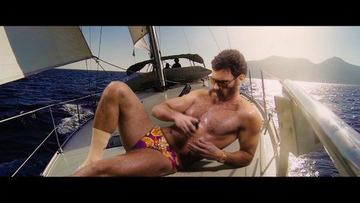 Glenn Power in Absolutely Fabulous: The Movie (2016) Bathing Suit Bulge Shirtless Bathing Suit Bulge 20016
