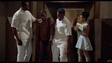 Lamont Bentley in Tales from the Hood (1995) Bulge Underwear Shirtless Bulge Sexy 20099