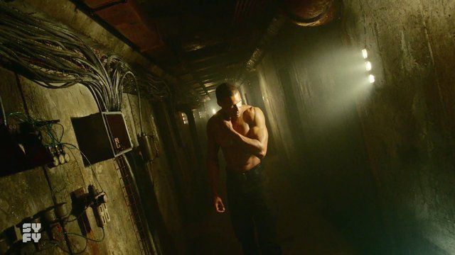 Sexiest Thomas Dominique Scene in Blood Drive. Shirtless, butt, sexy. 20371