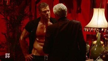 Alan Ritchson in Blood Drive (2017) Shirtless Butt Sexy 20841