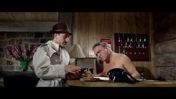 Sexiest Receptionist at nudist camp Scenes. Shirtless. 20302