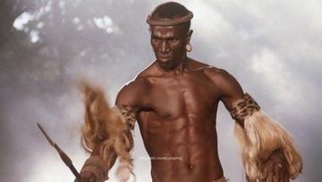 Henry Cele in Shaka Zulu (1986) Sexy Shirtless Butt Sexy 20451