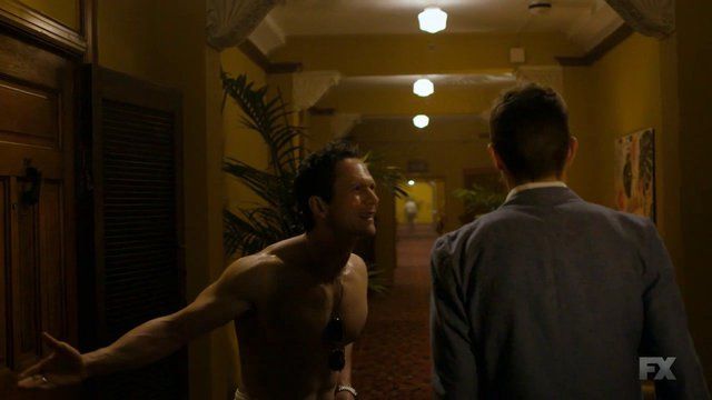 Jonathan Tucker Naked in Snowfall. Butt, Shirtless, Straight. 25969