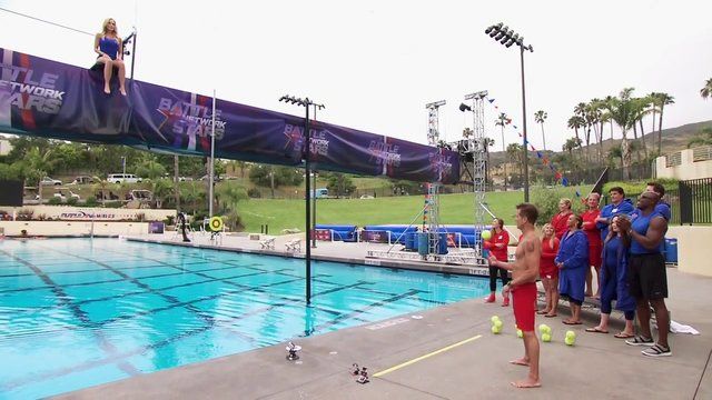 Sexiest David Chokachi Scene in Battle of the Network Stars. Bathing Suit, Shirtless. 21421