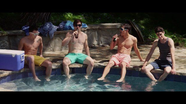 Johnny James Fiore Nude as Sam. Butt, Shirtless, Balls, bathing suit, sexy. 20600