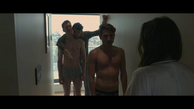 Darker Shades of Elise's Sexiest Scenes with Alberto Naranjo Suarez. Underwear, Sexy, Shirtless, Straight, Bulge. 20718