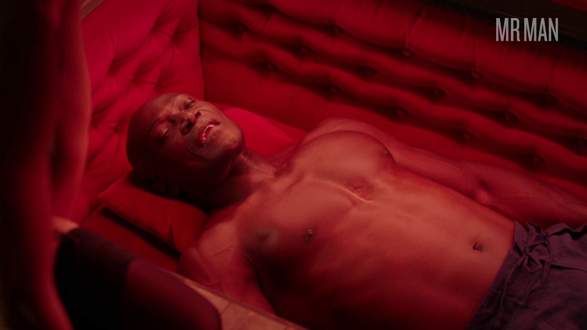 Hottest Peter Mensah Scene in Midnight, Texas. Shirtless, sexy, straight. 26912