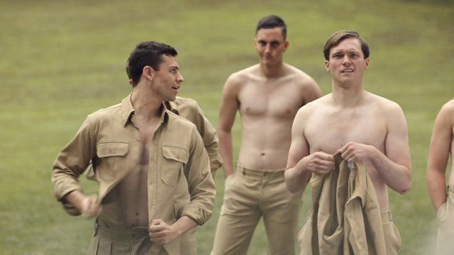 Hottest Tommy Bastow Scene in Man in an Orange Shirt. Sexy, Shirtless. 20918