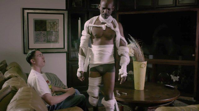 Sexiest Joel Anderson Scene in Mac Daddy's Vegas Adventure. Bulge, Shirtless, Underwear, sexy, straight. 21715