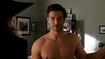 Adam Huber in Dynasty (2017-2022) Shirtless Bathing Suit Shirtless 23970