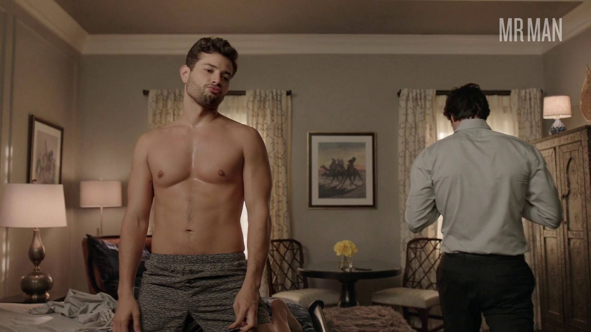 Dynasty's Sexiest Scenes with Rafael de la Fuente. Gay, Shirtless, bathing suit, bulge. 44958