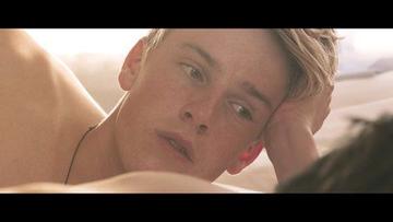 Louis Hofmann Naked in Center of My World. Gay, Shirtless, Butt, balls, bathing suit. 22087