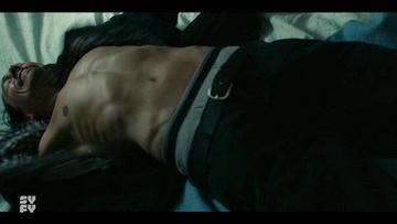 Hottest Zak Santiago Scene in Ghost Wars. Shirtless, Underwear. 22136