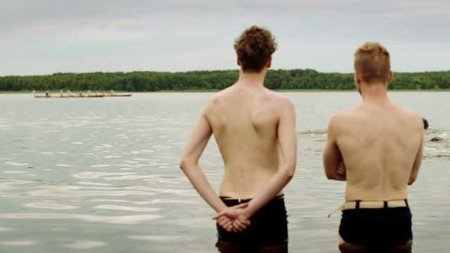 Sexiest Jacob Matschenz Scene in Babylon Berlin. Bathing Suit, Shirtless. 22183