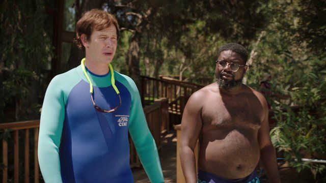Hottest Lil Rel Howery Scene in Do You Want to See a Dead Body?. Bathing Suit, Shirtless. 22472