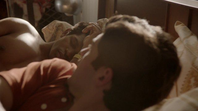 Camrus Johnson, Ian Nelson in There's... Johnny! (2017) Shirtless Underwear Bulge Bulge Shirtless 22366