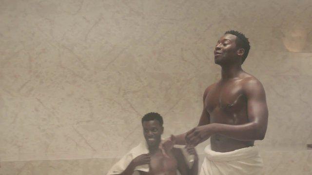 Brandon Micheal Hall, Bernard David Jones, Marcel Spears, Thomas F. Wilson in The Mayor (2017) Shirtless Shirtless 22382