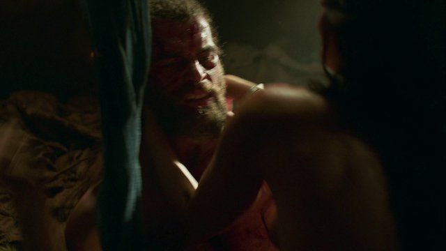Sexiest Stanley Weber Scene in Britannia. Shirtless, Straight. 23167