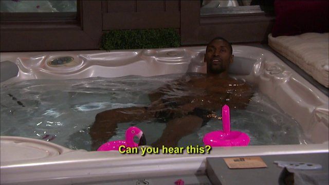 Hottest Metta World Peace Scene in Celebrity Big Brother. Shirtless, bulge, underwear. 23450