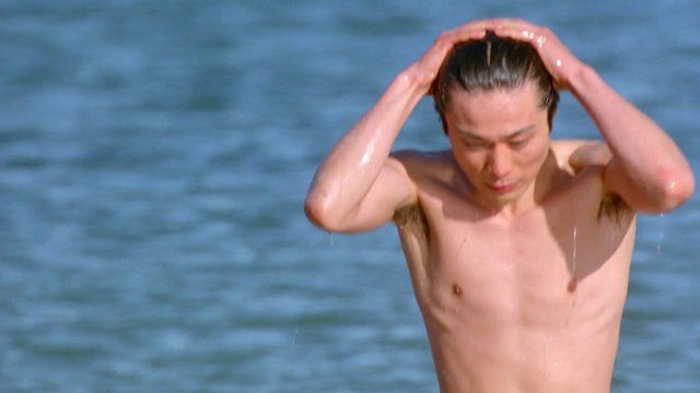 Sexiest Gotaro Tsunashima Scene in Japanese Story. Sexy, Shirtless, Underwear, bathing suit, bulge. 23533