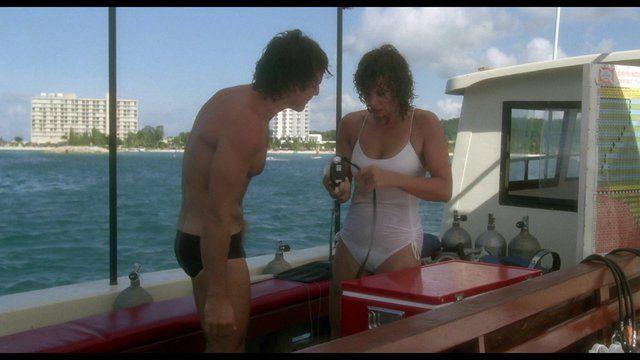 Sexiest Steve Marachuk Scene in Piranha Part Two: The Spawning. Bathing Suit, Shirtless, Bulge. 25273