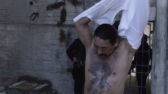 Sexiest Danny Trejo Scene in Death Race 2. Shirtless. 25303