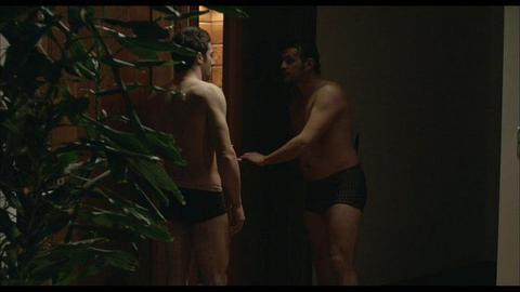 Dimitri Durdaine Nude as Angelo. Shirtless, Underwear, Balls, Butt, Gay, Penis, bathing suit, bulge. 25544