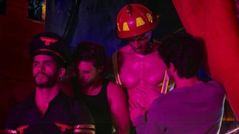 Sexiest Irving Peña Scene in The House of Flowers. Shirtless, bulge, straight. 25780