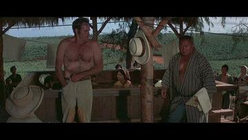 Hottest Charlton Heston Scene in The Hawaiians. Shirtless, straight. 26312