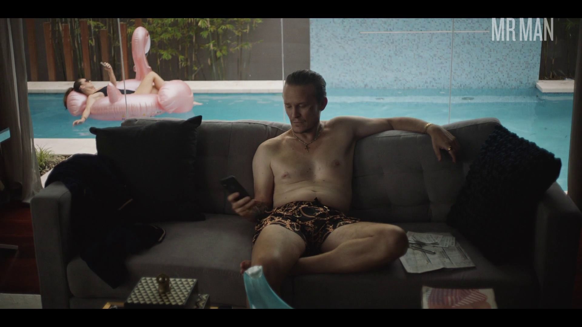 Mr Inbetween's Sexiest Scenes with Damon Herriman. Shirtless, Bathing Suit, bulge, butt. 42240