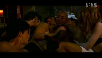 Chance Perdomo, Darren Mann, Gavin Leatherwood in Chilling Adventures of Sabrina (2018-2020) Gay Shirtless Straight Sexy Balls Bulge 26792