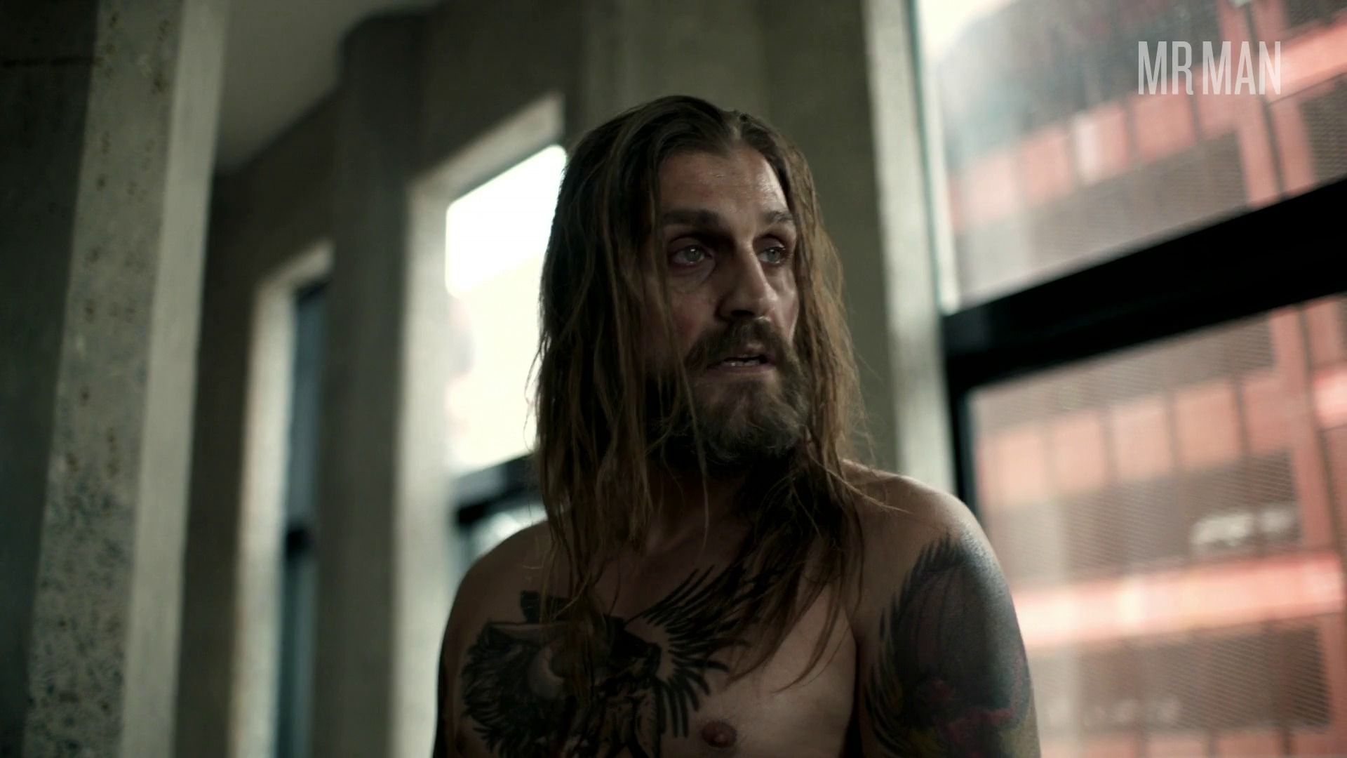 Jack from Warrior Naked. Balls, Penis, Shirtless, butt. 27485
