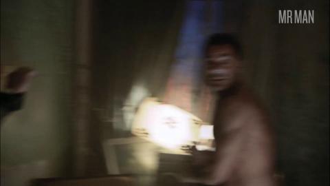 John Cenatiempo Nude as Crazed Naked Man. Butt, Shirtless. 28064