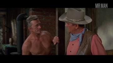Kirk Douglas in The War Wagon (1967) Shirtless Shirtless 34485